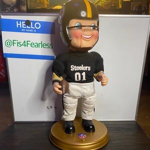 Monday Night Football Pittsburgh Steelers Gemmy Singling Dancing Player Doll